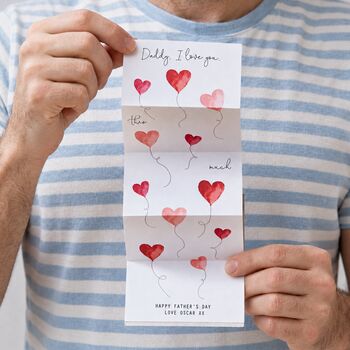 Personalised I Love You This Much Card, 3 of 5