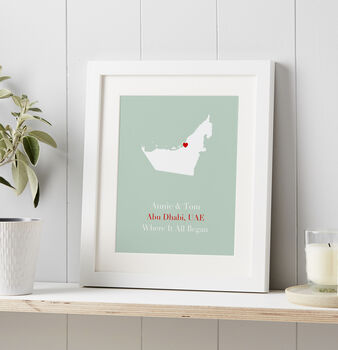 'Where It All Began' Personalised Print, 4 of 11