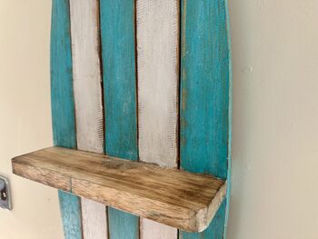Handpainted 1m Surfboard Surfing Wall Shelves Home Decor, 2 of 9