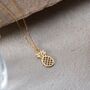 Sterling Silver Pineapple Necklace, thumbnail 1 of 10