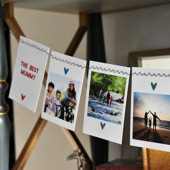 Mother's Day Photo Bunting Card Personalised, 2 of 5