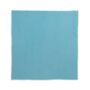 Soft Cotton Embroidered Linen Napkins Blue/Aqua • Set Of Six, thumbnail 3 of 4