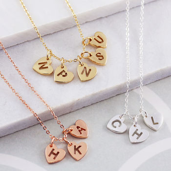 Personalised Mini Pierced Heart Necklace, 2 of 4