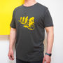 Cyclists And Their Shadows T Shirt, thumbnail 4 of 9
