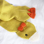 Baby Duck Knit Scarf For Toddler, thumbnail 6 of 12