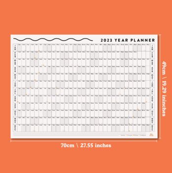 2023 Wave In Black And White Year Planner, 2 of 3