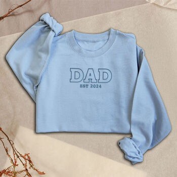 Personalised 'Dada' Embroidered Family Sweatshirt, 3 of 10