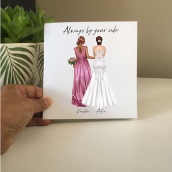 To My Best Friend On Her Wedding Day Card, 2 of 9