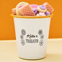 Flower Power Personalised Treat Pot, thumbnail 1 of 2