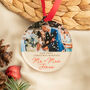 Personalised First Christmas As Mr And Mrs Married Bauble, thumbnail 4 of 5
