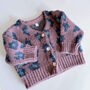 Personalised Baby Girl Leopard Cardigan With Name, thumbnail 3 of 10