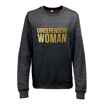 'Gindependent Woman' Ladies Sweatshirt, 3 of 3