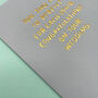 Typographical 'Congratulations On Your Wedding' Card, thumbnail 2 of 2
