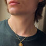 St. Christopher Necklace Rolled Gold, thumbnail 2 of 5