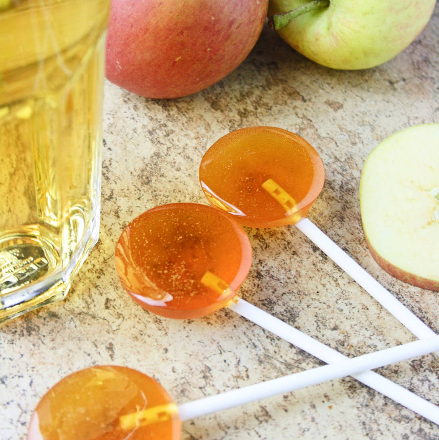 Five Alcoholic British Cider Lollipops By Holly's Lollies