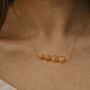Orange Agate Statement Necklace, thumbnail 3 of 5
