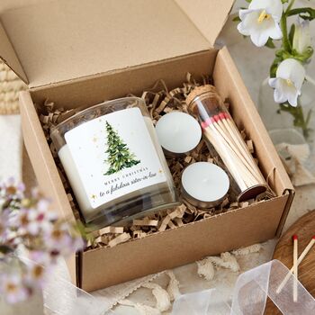 Soy Wax Candle Gift Set For Fabulous Sister In Law Christmas Handmade Present, 3 of 8