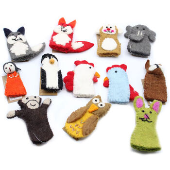Personalised Finger Puppet Theatre And Puppets, 4 of 12