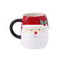 Novelty Santa Snack Mug With Gift Box, thumbnail 4 of 7