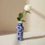 Dutch Blauw Vase Emmen White Blue Porcelain Ceramic, thumbnail 6 of 6