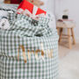 Personalised Christmas Sack Red Or Green, thumbnail 7 of 10