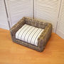 'The Willow' Luxury Rattan Pet Bed, thumbnail 7 of 7