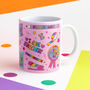 Pink Stationery Addict Mug, thumbnail 1 of 3