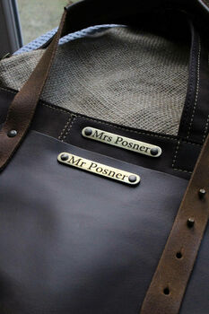 Personalised Leather Butchers Apron, 7 of 9