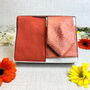 Orange Paisley Wedding Tie Set, thumbnail 3 of 6