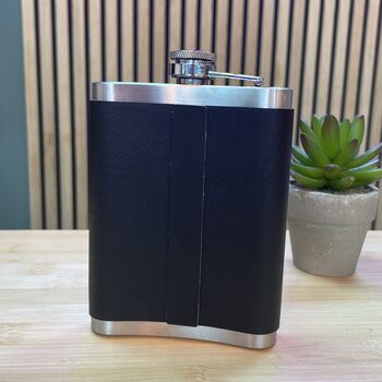 Personalised Ski Lift Hip Flask, 4 of 4