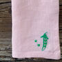 'Eat Your Greens' Embroidered Vegetable Linen Napkins, thumbnail 8 of 10