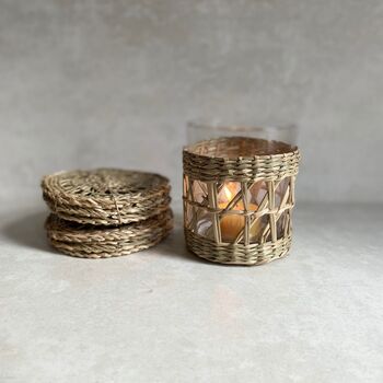 Seagrass Tealight Holder, 2 of 5