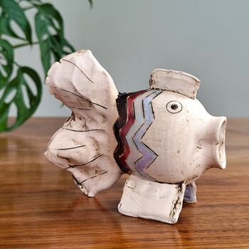 Fish Pottery Handmade Ornament, 2 of 12