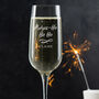 Personalised Christmas Prosecco Glass For Her, thumbnail 1 of 7