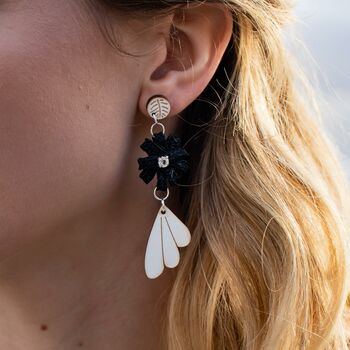 'Hannah' Seaweed Inspired Sustainable Earrings, 6 of 12