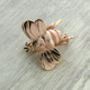 Rose Gold Vermeil Bumble Bee Brooch, thumbnail 1 of 4