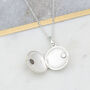 Personalised Silver And 18ct Gold Plated Bee Locket, thumbnail 2 of 4
