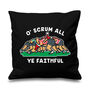 Funny Rugby Christmas Cushion, thumbnail 4 of 5