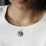 Sterling Silver Love Wings Locket Necklace, thumbnail 6 of 12
