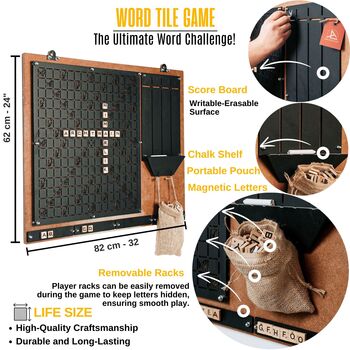 Words Magnetic Wall Game Game Room Decor, 8 of 9