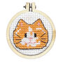 Keep Calm And Purr On! Mini Matchbox Cross Stitch Kit, thumbnail 9 of 12