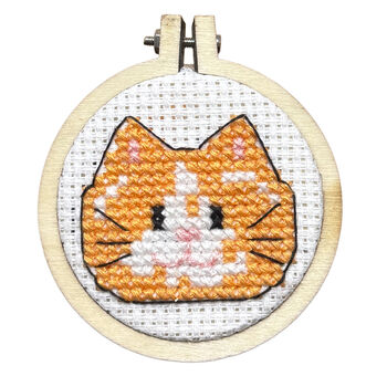 Keep Calm And Purr On! Mini Matchbox Cross Stitch Kit, 9 of 12
