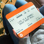 Train Ticket Personalised Birthday Mouse Mat, thumbnail 2 of 5