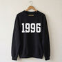 Ladies Personalised 'Year' Sweatshirt, thumbnail 2 of 3