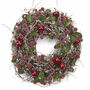 Winter Red Cherry Wreath, thumbnail 1 of 2