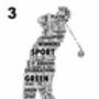 Golfer Personalised Print, thumbnail 4 of 4