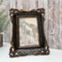 Black Ornate Photo Frame 6x4 Elegant Picture Frame Gift, thumbnail 4 of 10