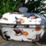 Lidded Butterdish In Hubble Bubble Witches Design, thumbnail 3 of 7