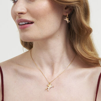 Gold Pegasus Necklace, 2 of 8