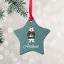 Personalised Star Ceramic Christmas Decoration, thumbnail 2 of 12